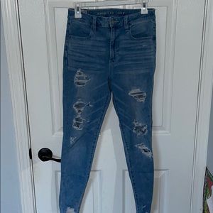 High waisted american eagle jeans